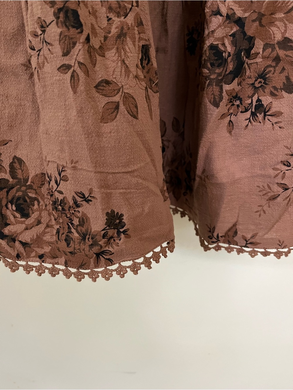 NEW Altar’d State Brown Floral Maxi Skirt Size Medium NWT - Picture 8 of 8